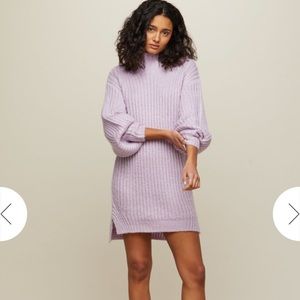Lavender sweater dress